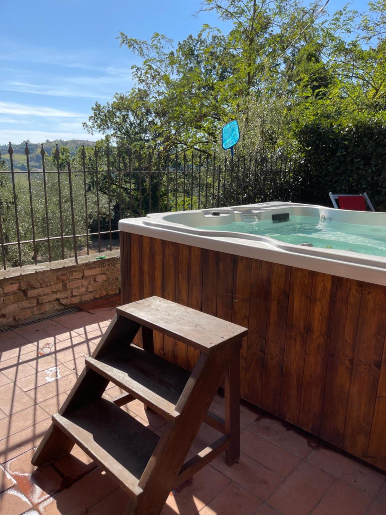 Intero Appartamento Con Private Pool E Jacuzzi Podere Settefrati Montaione Extérieur photo