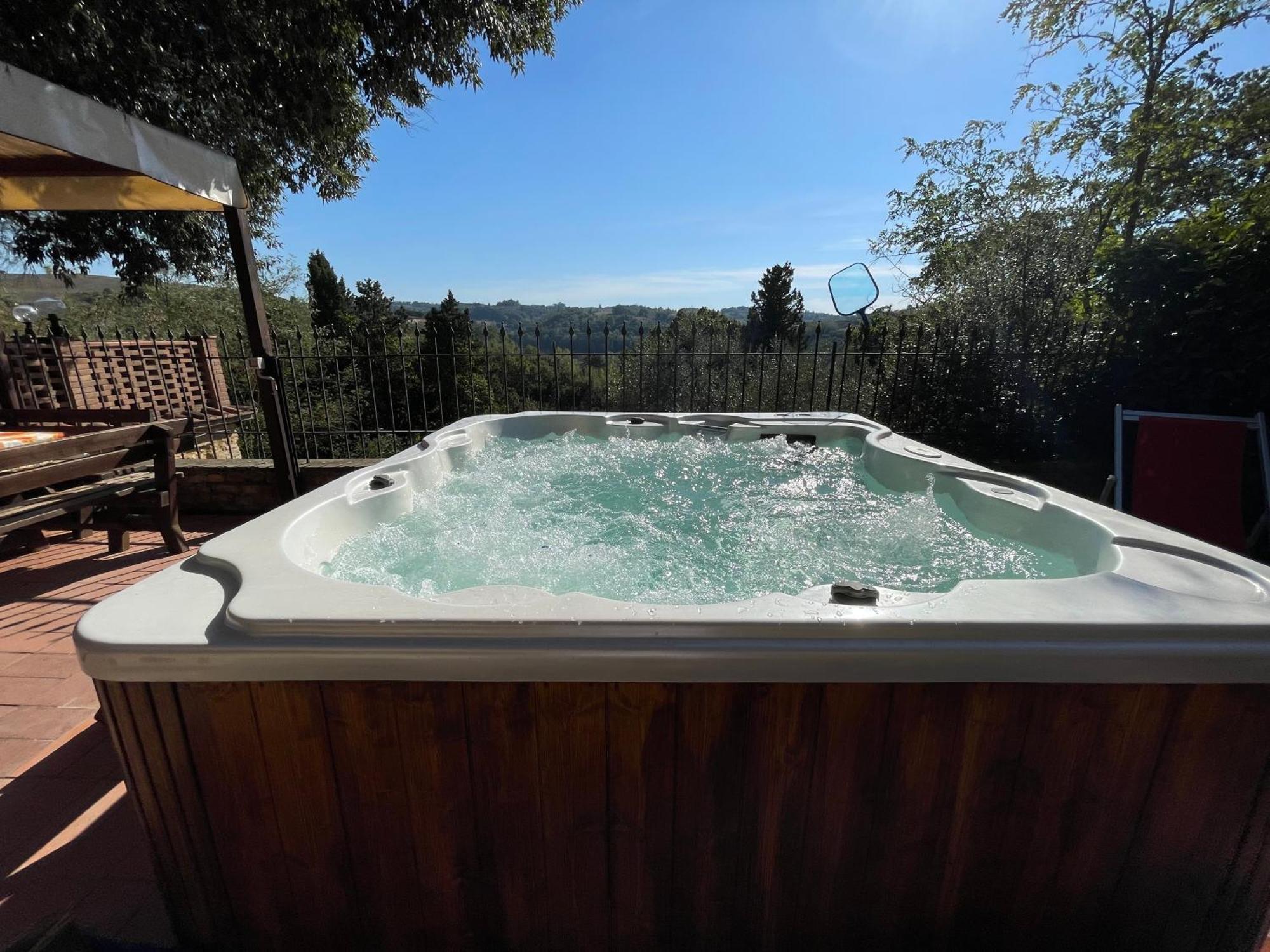 Intero Appartamento Con Private Pool E Jacuzzi Podere Settefrati Montaione Extérieur photo